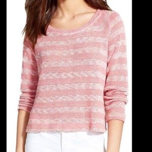 SPLENDID Dusty Rose Sweater in Stripe